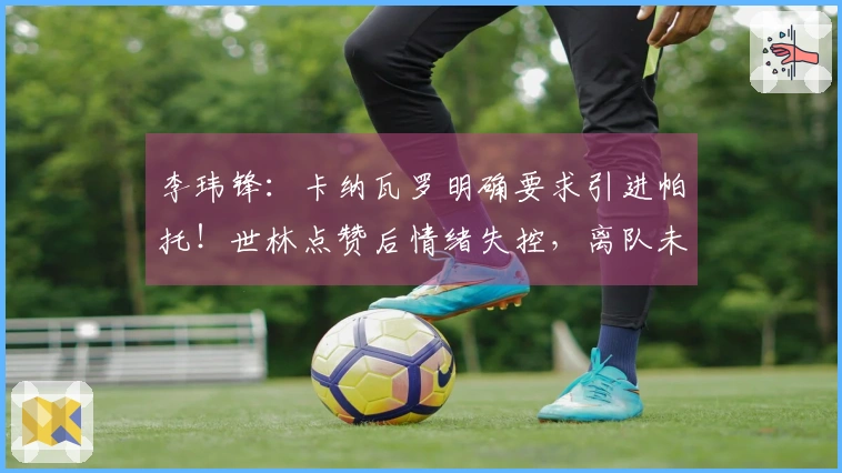 李玮锋：卡纳瓦罗明确要求引进帕托！世林点赞后情绪失控，离队未使权健损失经济。